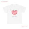 Valentinstag T-Shirt Liebesherz Ro Unisex für Ihn oder Sie Vintage gewaschenes Oberteil für den Alltag Designer-Kleidung Leicht Unisex