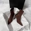 Women Ankle Boots High Heels Fashion Elegant Shoes for Woman Pointed Toe Designer Pumps Winter 2026 New Luxury Sexy Mujer Botas