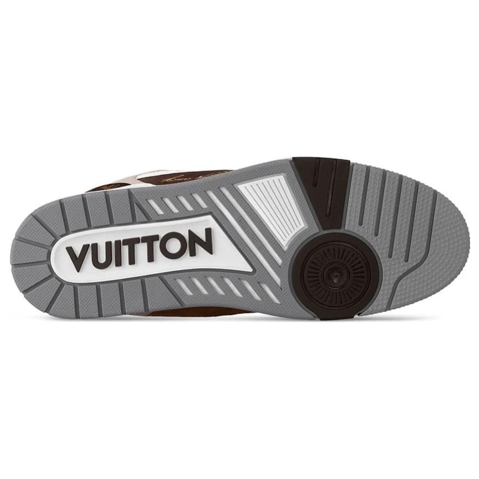 LOUIS VUITTON LV Trainer Brown Beige White 1ACD7K