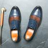 Fashion Mixed Colors Mens Dress Shoes Retro Male Leather Shoes Business Male Baroque Footwear Casual Mens Oxford Footwear
