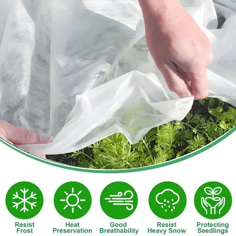 1pc Plant Frost Protection Blanket Thick Freeze Proof Plant Cover Winter Garden Frost Protection Blanket Gardening Accessories