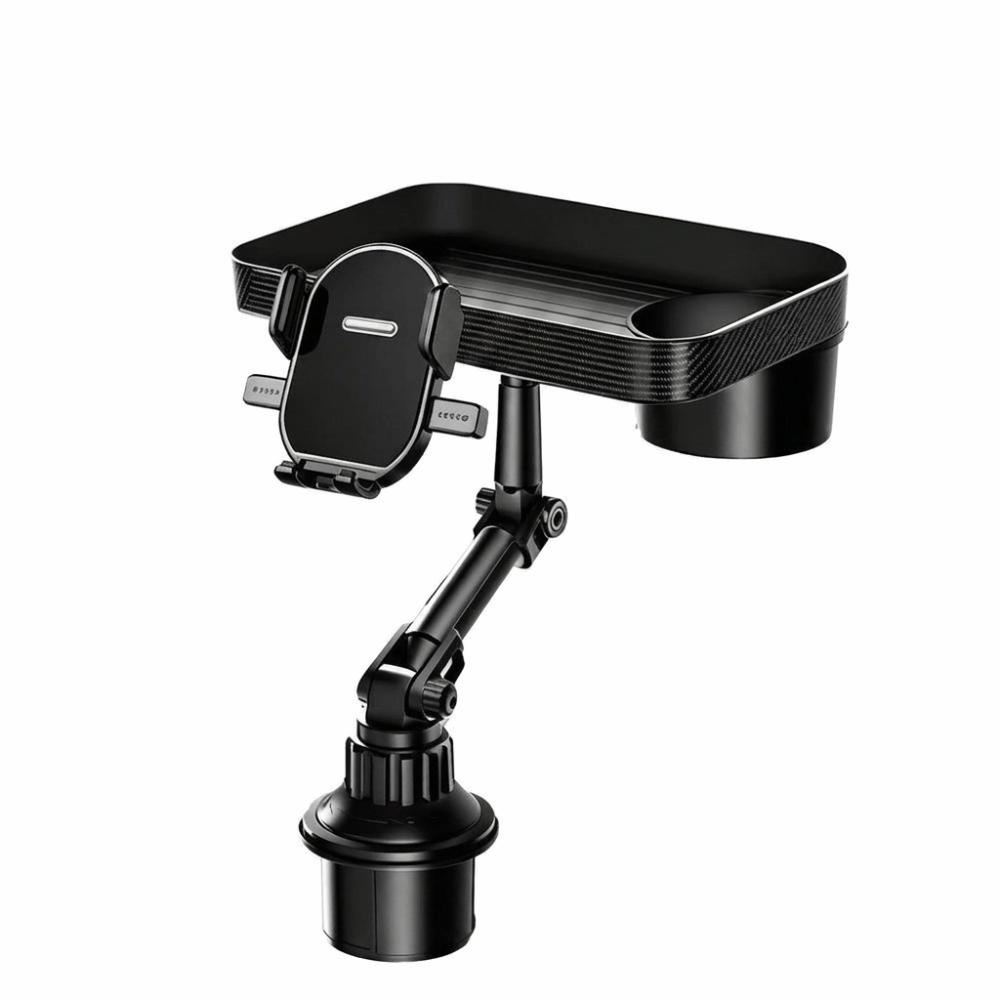 Adjustable Car Organizer Tray Portable Storage Rack Car Accessories Car Cup Holder Tray Eating