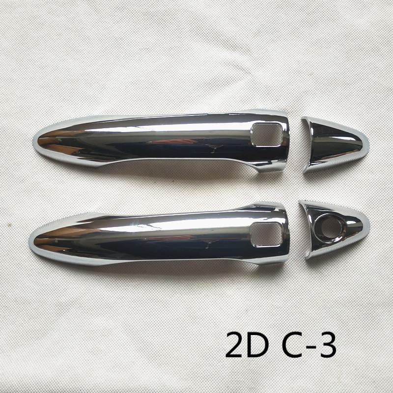 

Для Kia Cerato Forte K3 YD Koup 2013 2014 2015 2016 2017 Аксессуары Накладка на ручку двери Пластик Хром