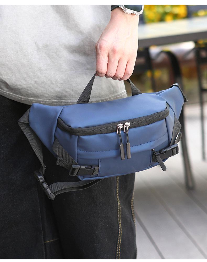 Men's Trendy Waterproof Crossbody Chest Bag - Casual & Versatile for Workwear or Sports