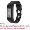 Muovrto Watch Band for Garmin Approach X40/X10, Silicone Replacement Sport Band Watch Strap for Garmin Vivosmart HR Plus