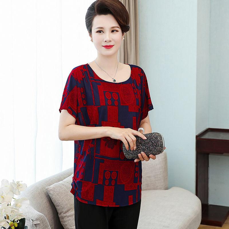 Dámské tričko s krátkým rukávem se stovkovým potiskem, módní, ležérní, volné, prodyšné topy