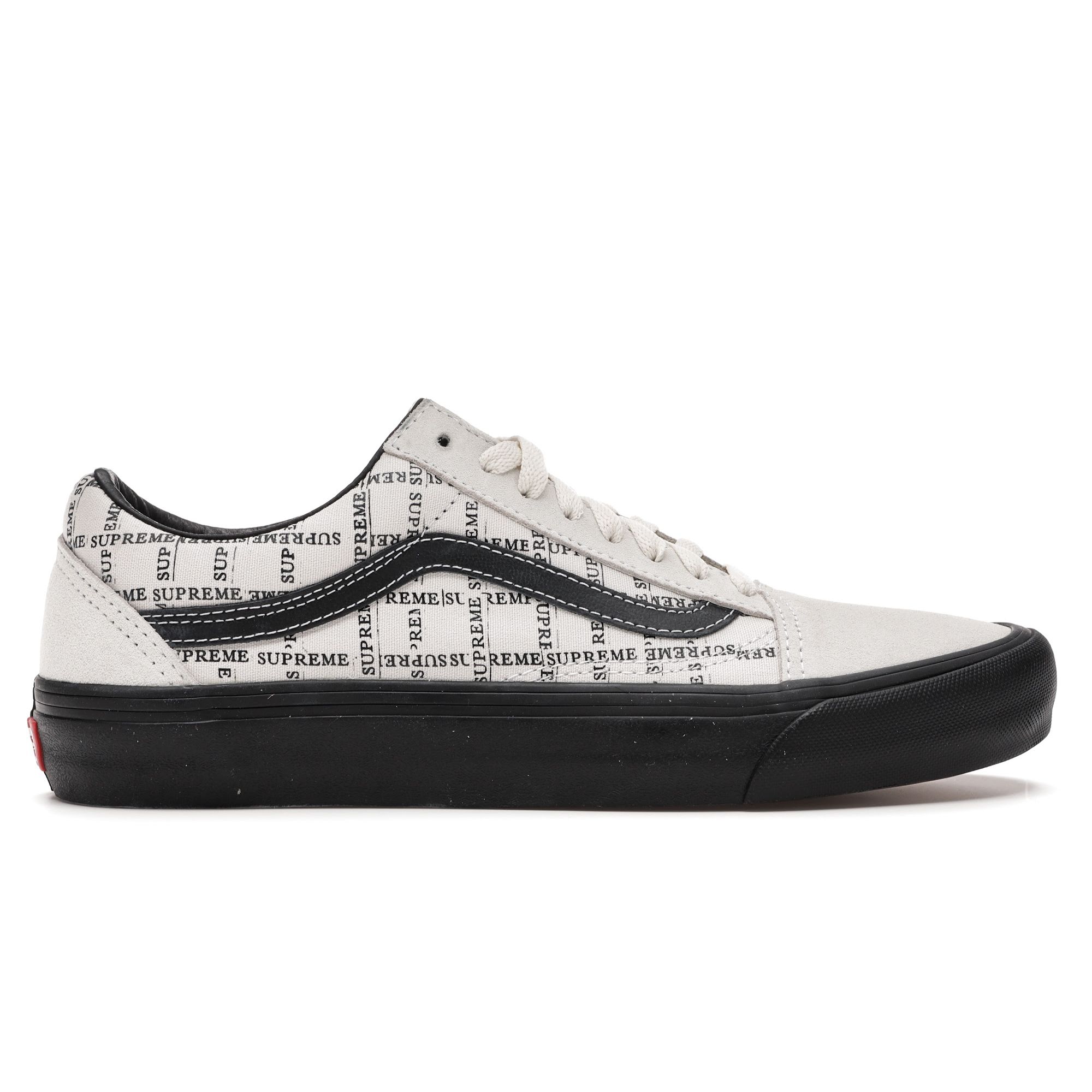 

Vans Supreme x Old Skool Pro Logo Pattern — Белые кроссовки унисекс Off-White Black VN0A45JC2YV