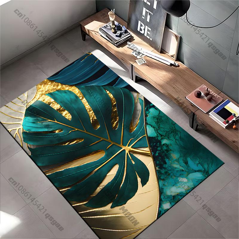Nature luxury abstract artistic composition carpet Yoga living room room decor children's crawling mat doormat area rug