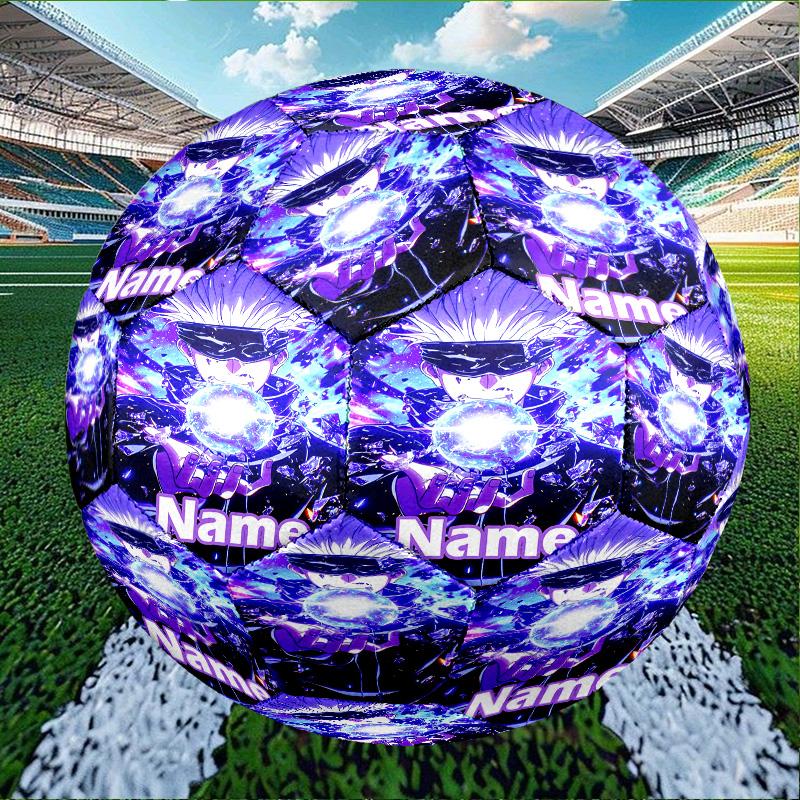 Custom Name Personalized Jujutsu Kaisen Print Size 5 Soccer Ball Training & Match Football, for Team, Kicking, Gift for Football