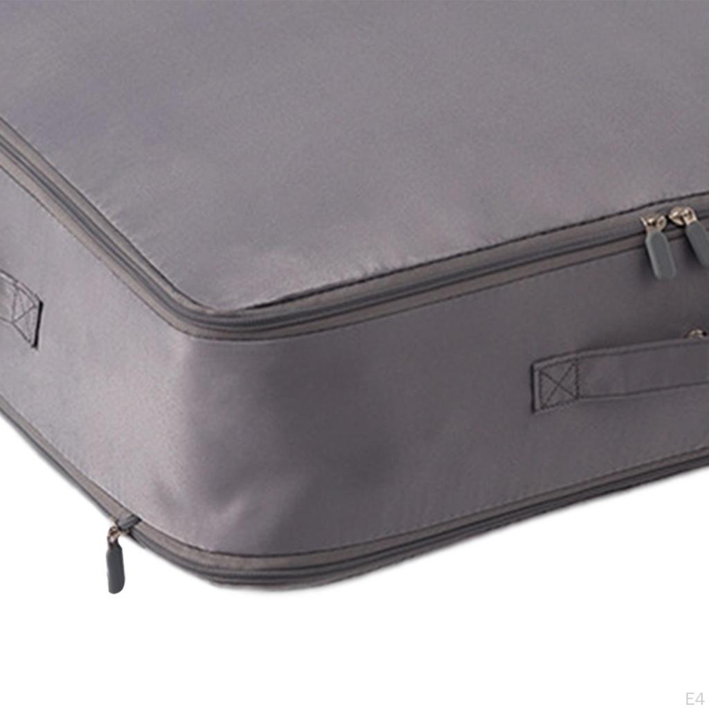 Platzsparende Selbst Kompression Organizer, Kleidung Lagerung Tasche mit Zipper Griff Tote für