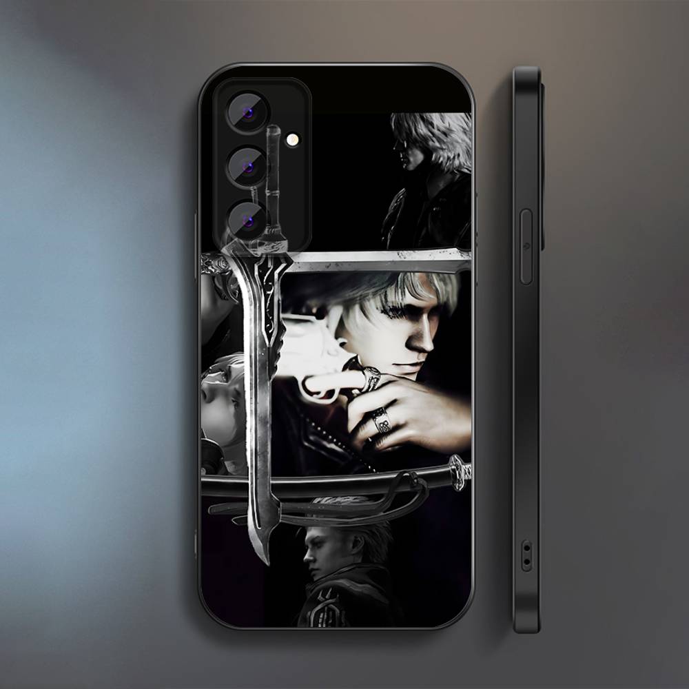 Dante D-Devil M-May Cry D-DMC2 Phone Case For Samsung S 25,24,23,22,30,21,10,9,Ultra,Plus,Lite,FE,4,5 G Soft Black Case