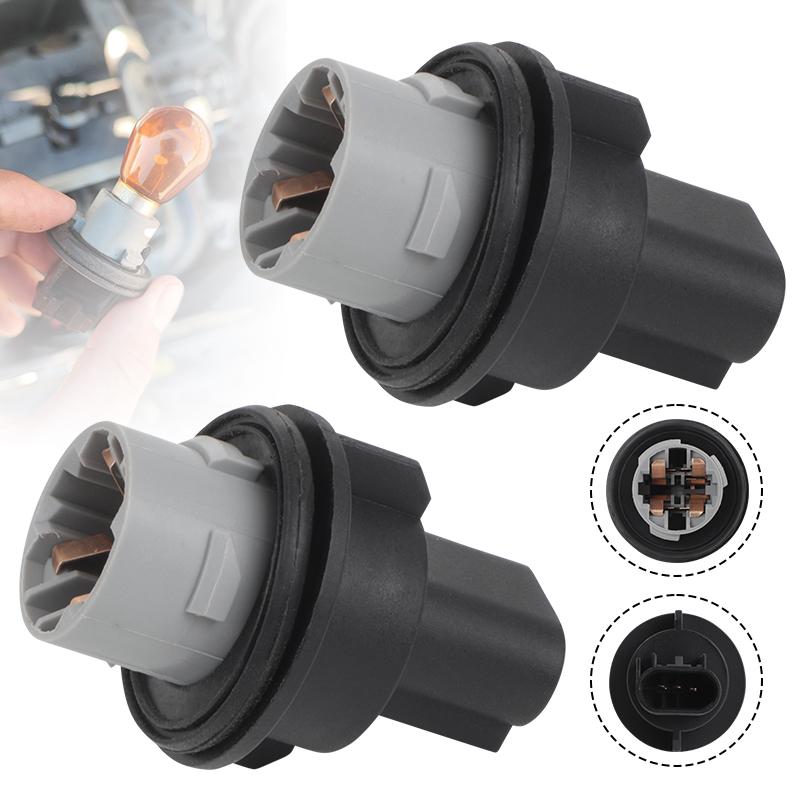2pcs Light Bulb Socket Base Turn Signal Lamp Socket Connector Bulb Socket Base For Dodge Ram 1500 2500 3500 2011 2012 68083021AA