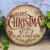 Christmas Holiday Metal Tin Sign Farmhouse Wall Art Rustic Decor Indoor Outdoor