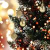24 Piezas 3Cm Adornos de Bolas de Navidad Bolas para Árbol de Navidad Colgante para Árbol de Navidad Suministros Festivos para Fiestas Decoración Navideña