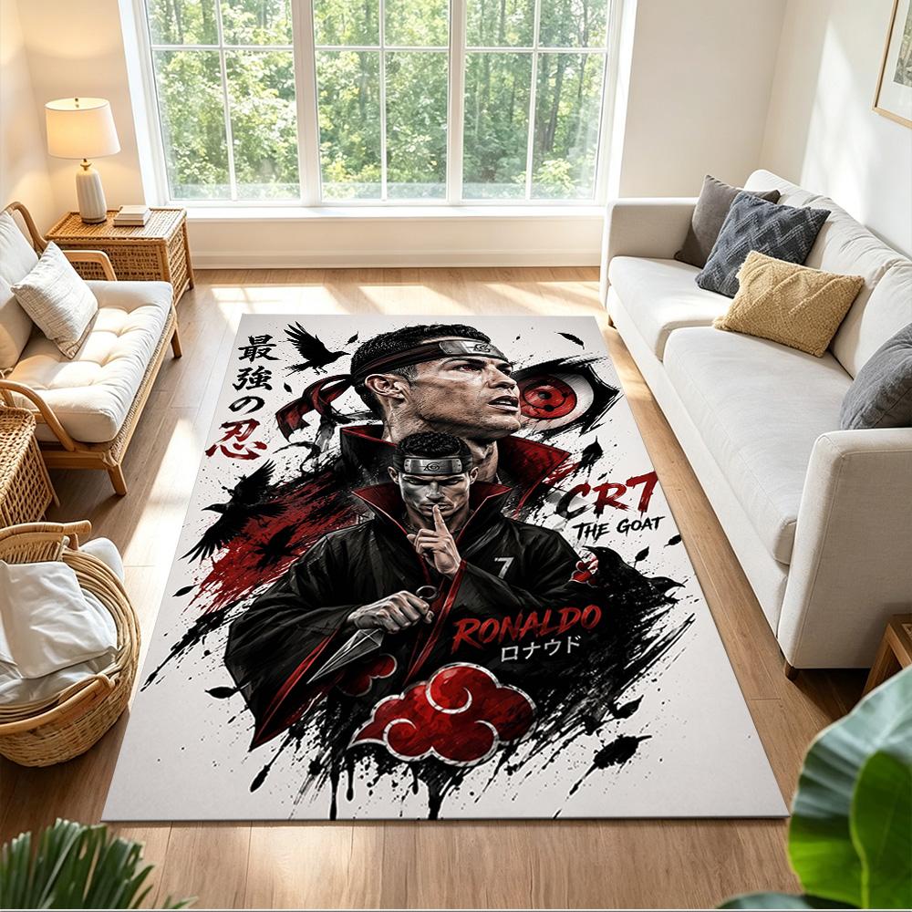 Cristiano Ronaldo Fußmatten Design für Wohnzimmer Foyer Küche Dekorieren Sie den Raum Rutschfeste Teppiche Büro Heimdekoration