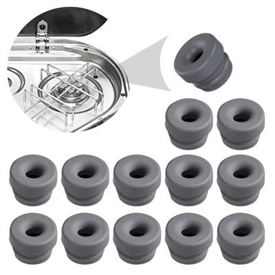 12 Pack Flexible and Effective Rubber Nozzle Flexible Rubber Hole Nozzle for Gas Hobs Kitchen Small Tool Set Replacement