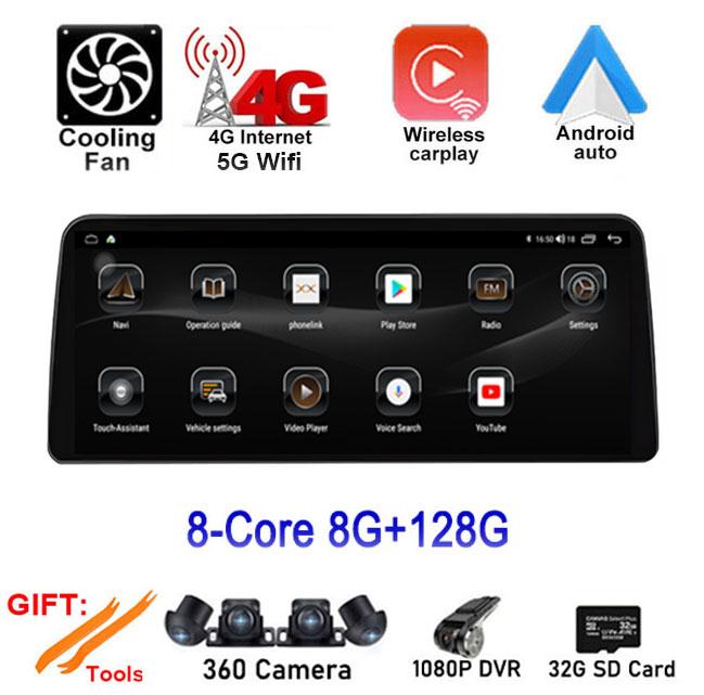 Android 14 For Chevrolet Trax 2019-2021 12.3 Inch Car Palyer GPS CarPlay Navigation GPS 4G WIFI Stereo Auto QLED Screen