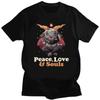 Men Short Sleeve T Shirt Cool Baphomet TShirt Kawaii Satan Demon Ghost Occult Goat Graphic Shirts Kawaii Clothing Anime Shirt