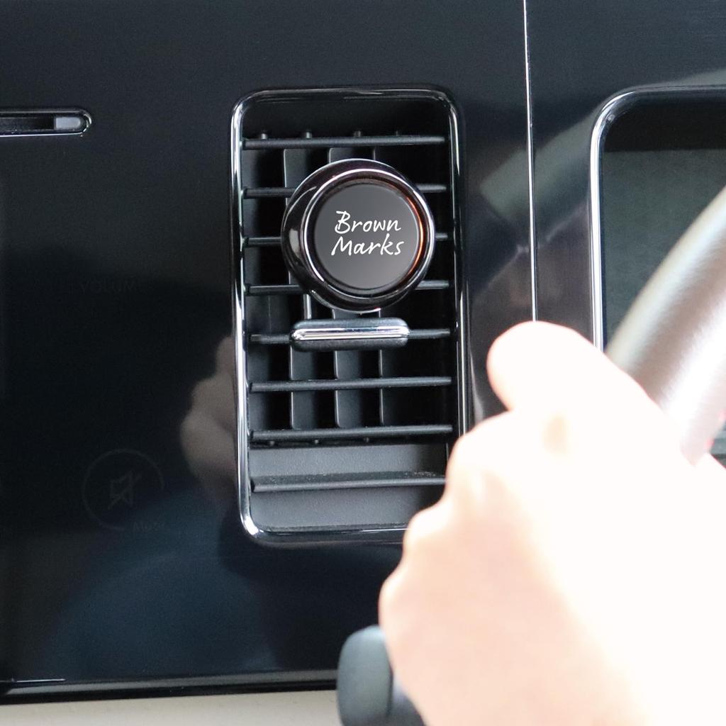 HARUKADO Carall Car Air Freshener Brown Marks Clip White Musk 3403 2.4g