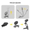 Dual-Sided Magnetic Phone Holder: Aluminum Alloy Multi-Functional Desk & Gym Tripod