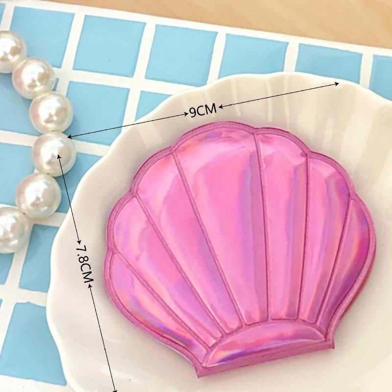 1 adet taşınabilir yuvarlak cep katlanır makyaj aynaları kızlar kadınlar için Mini cep makyaj masası aynası şekillendirici aksesuarları 4 renk