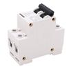 AC DC Miniature Circuit Breaker 63A 2P DIN Guide Rail Flame Retardant Circuit Breaker for Solar