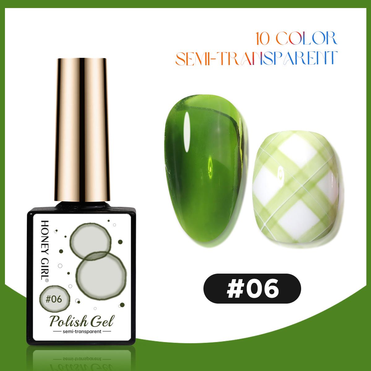 Популярный полупрозрачный нюдовый гель-лак - Новый стиль для осеннего и зимнего дизайна ногтей