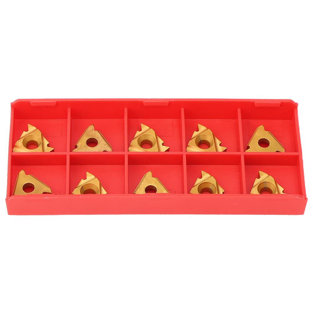 16IR AG60 Carbide Inserts Blades Lathe Cutting Turning Tool for Steel Cast Iron Processing