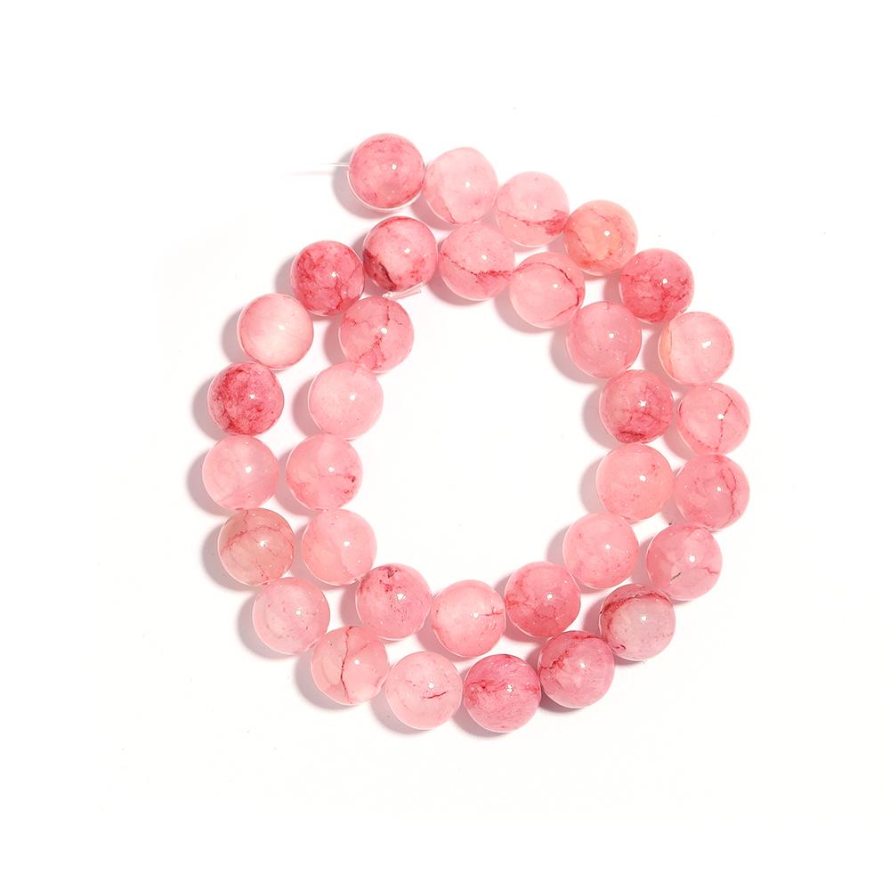 4 6 8 10 12mm Red Persian Jades Beads Natural Stone Beads Round Loose Spacer Beads For DIY Jewelry Making Bracelet Necklace