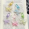 Hangings Butterfly Keychain Super Fairy Jelly Key Chain New Earphone Case Pendant  Girls