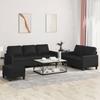 VidaXL Sofa Set with Cushions 3 Pcs, Sofas with Armrests and Backrest, Furniture Set with Footrest 3201423