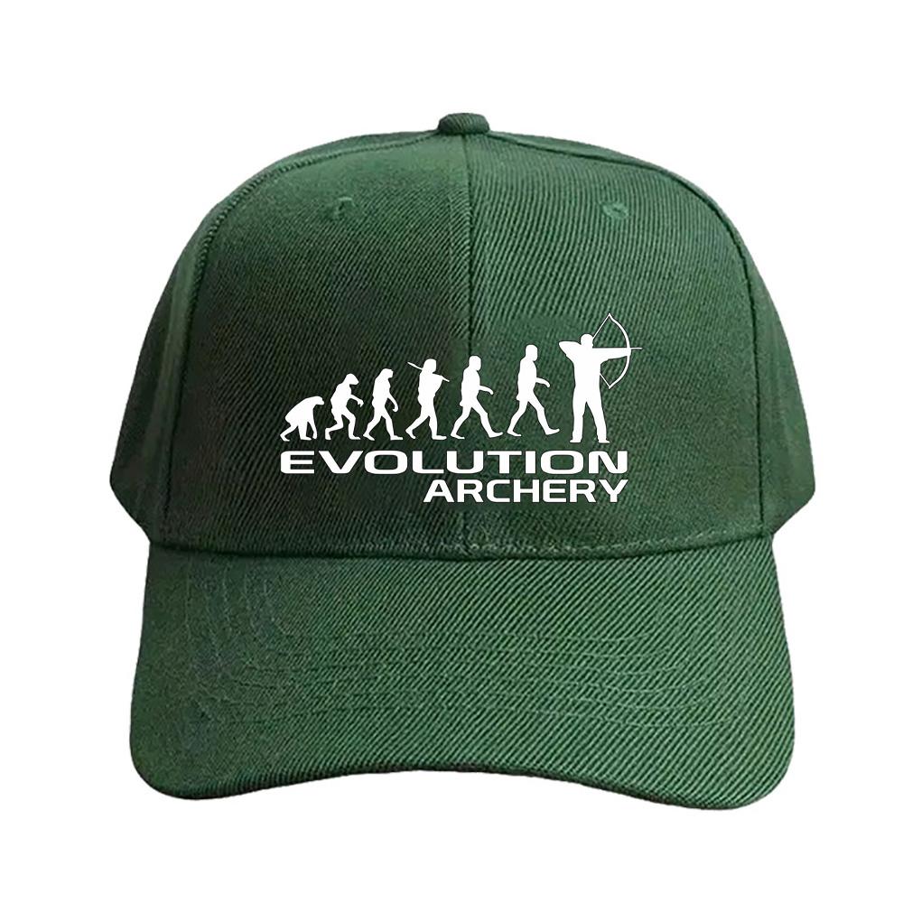 Evolution Of Archery funny Cap Summer Woman Man Baseball Cap Adjustable with Curved Brim Duckbill Cap Protection Sun Hats