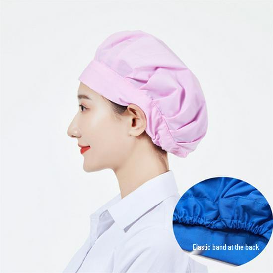 Unisex Verstellbare Atmungsaktive Staubdichte Kappe für Köche und Lebensmittelwerkstätten