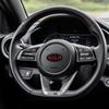 1Pcs Car ABS Carbon Fiber Logo Steering Wheel Badge Cover Sticker For KIA Rio Ceed Sportage Cerato Soul Sorento Picanto Optima