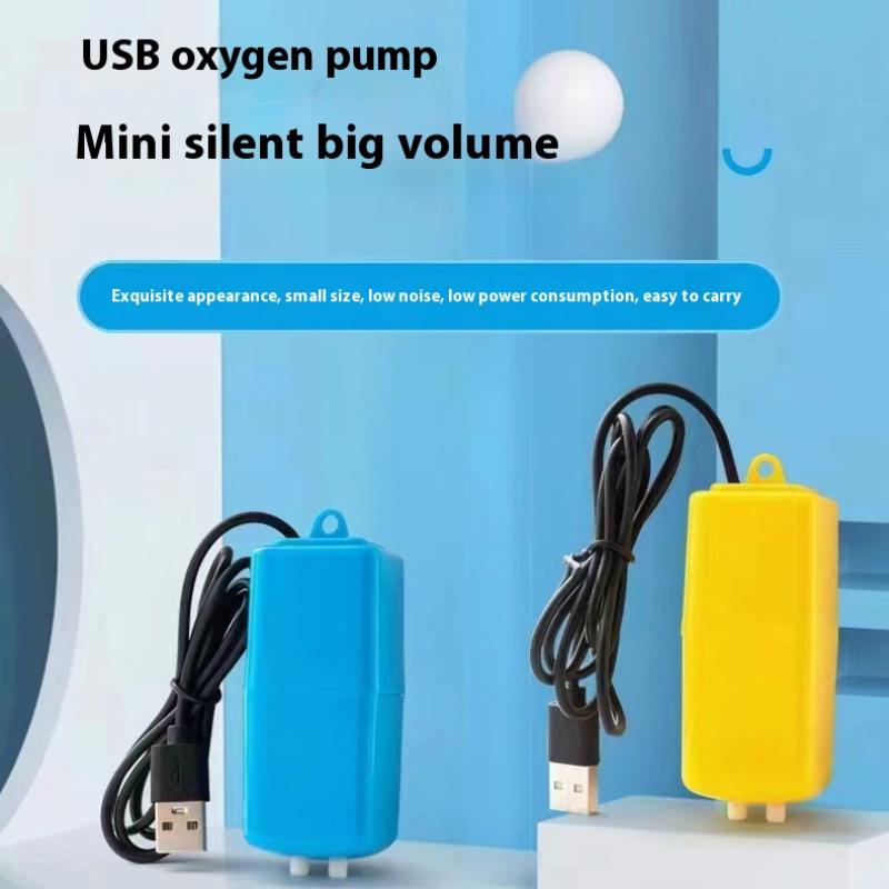 Mini Aquarium Air Pump Kit Oxygen Pump With Check Valve Air Stone Usb Aquarium Filter Fishing Tank Tube Aquatic Accessories