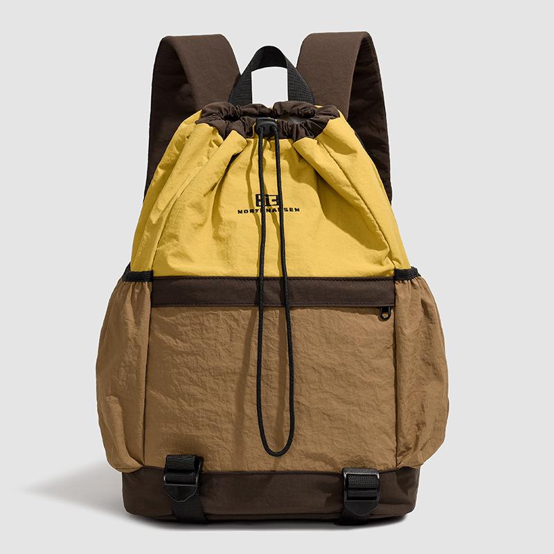 Schoolbag Bundle Bag Drawstring Backpack Leisure Commuter Large Capacity College Student School Bag Outdoor Sports Fitness Travel Backpack