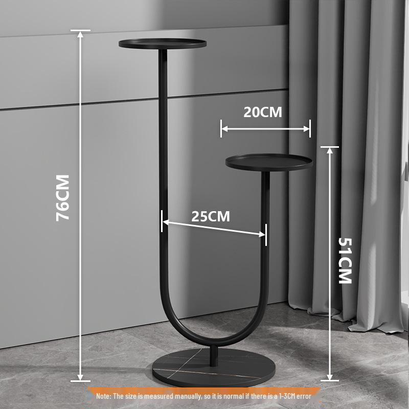 Moderno Semplice Porta Vasi a Più Strati da Pavimento per Decorazione Interna e da Balcone