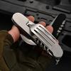 Mini Folding Detachable Combination Outdoor Hiking Travel Cutlery Multi-open Aluminum Handle Swiss Knife Gift Fruit Knife