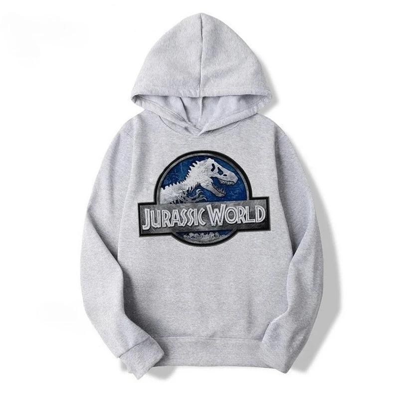 Jurassic Park Dinosaur Print Children's Hoodie, Comfortable, Soft, High-quality Sweatshirt, Warm Top for Autumn and Winter