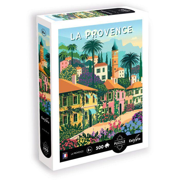 Puzzle - SENTOSPHERE - Calypto - 500 pièces - La Provence - Toucher soyeux - Dès 8 ans