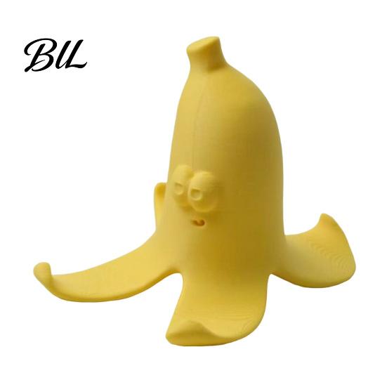 Durable Phone Holder Cute Yellow Banana Peel 3D Printed Funny Eye-catching Desktop Cell Stand for All Mobile Phones жёлтый