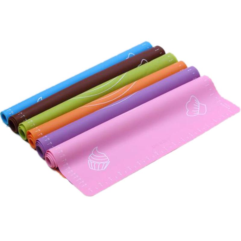 30X25Cm Silicone Rolling Pastry Baking Mat For Fondant Cookies Cake Sugar Craft