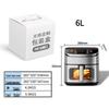 2026 Advanced 4L/6L/8L Air Fryer with Top and Bottom Heating, Large Color Screen