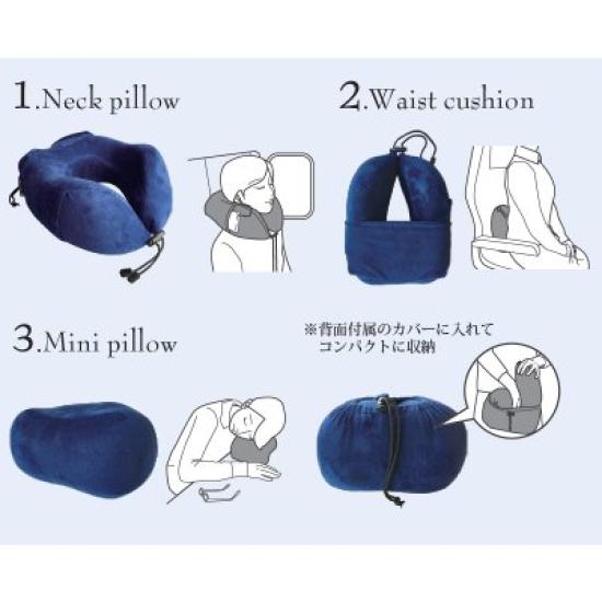 Concise Sleepy Pillow Memory Foam Pillow, 29cm, Gray, TNP005 GY