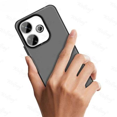 Anti-Drop Candy Color Phone Case For Xiaomi Redmi 13x Matte PC Transparent Ful Back Case For Redmi 13x Cover For Redmi 13x Case