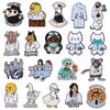 Cartoon Animal Doctor Enamel Pins Trust Me I'M A Ducktor Funny Medical Cat Stethoscope Brooches Lapel Badge Jewelry Gifts