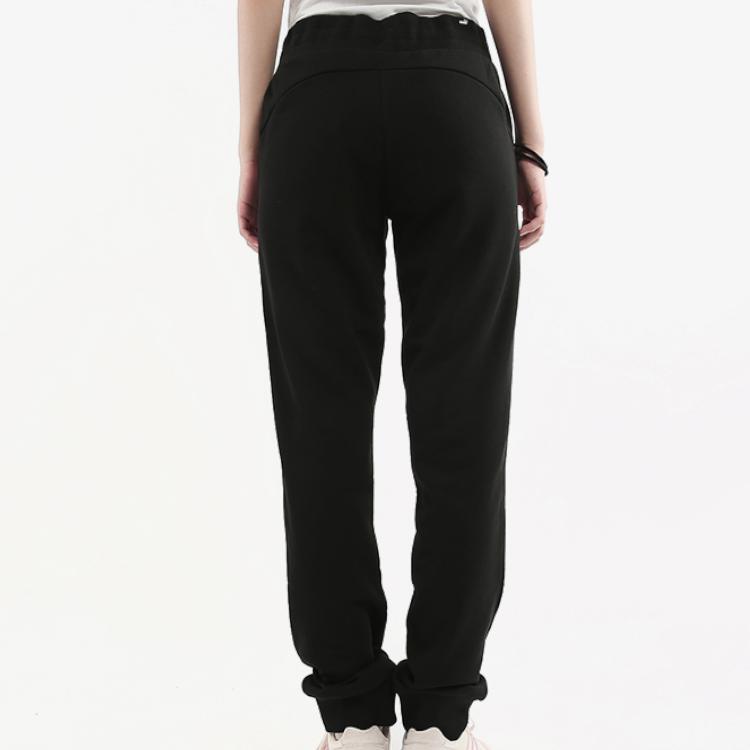 Puma Essentials Logo Drawstring Cuffed Sweatpants Women bottoms Black 855329-01