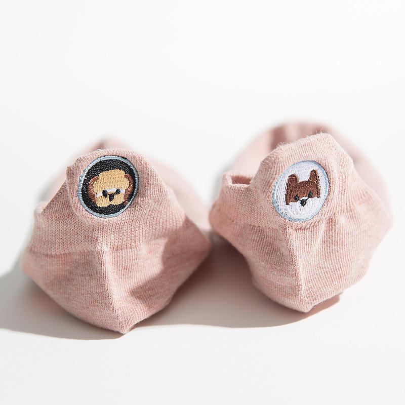 Warm Harajuku Cute Embroidery Animal Funny Socks Women Kawaii Japanese Skarpetki Socks Novelty Cotton Calcetines Mujer Sokken
