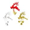 PVC Christmas Deer Pendant Attractive Christmas Reindeer Pendant New Year Xmas Tree Hanging
