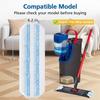 12 Inch Washable Mop Replacement Pad Microfiber Cloth for O-Cedar ProMist MAX Vileda Flat Mop Floor Cleaning